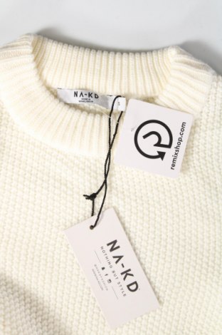 Дамски пуловер NA-KD, Размер S, Цвят Екрю, Цена 26,10 лв.