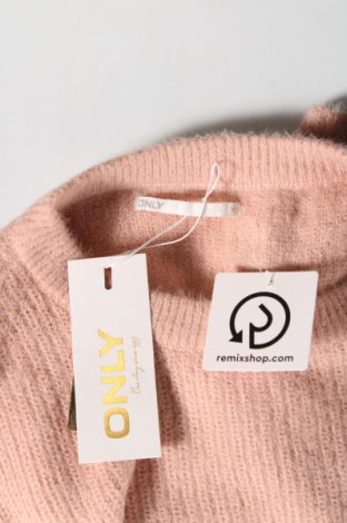 Дамски пуловер ONLY, Размер XL, Цвят Розов, Цена 12,42 лв.