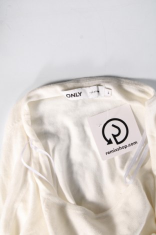 Дамски пуловер ONLY, Размер L, Цвят Бял, Цена 54,00 лв.