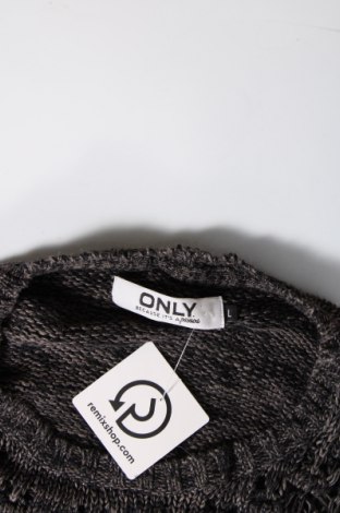 Γυναικείο πουλόβερ ONLY, Μέγεθος L, Χρώμα Γκρί, Τιμή 3,22 €