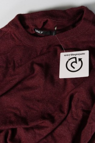 Γυναικείο πουλόβερ ONLY, Μέγεθος M, Χρώμα Κόκκινο, Τιμή 7,52 €