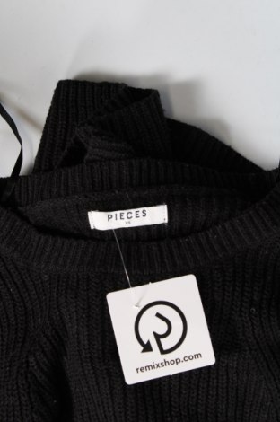 Γυναικείο πουλόβερ Pieces, Μέγεθος XS, Χρώμα Μαύρο, Τιμή 2,35 €