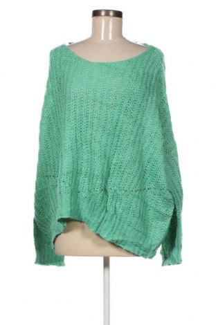 Дамски пуловер Pull&Bear, Размер S, Цвят Зелен, Цена 8,70 лв.