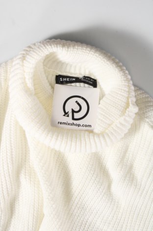 Γυναικείο πουλόβερ SHEIN, Μέγεθος S, Χρώμα Λευκό, Τιμή 3,41 €
