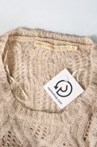 Дамски пуловер Sfera, Размер M, Цвят Бежов, Цена 4,35 лв.