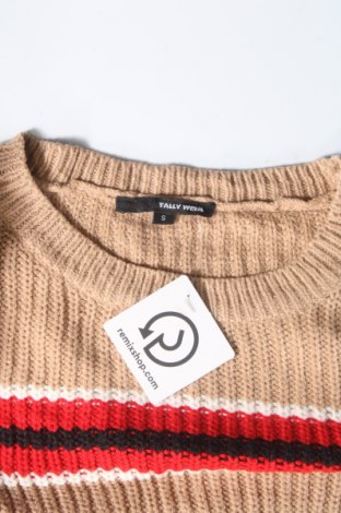 Дамски пуловер Tally Weijl, Размер S, Цвят Бежов, Цена 4,35 лв.