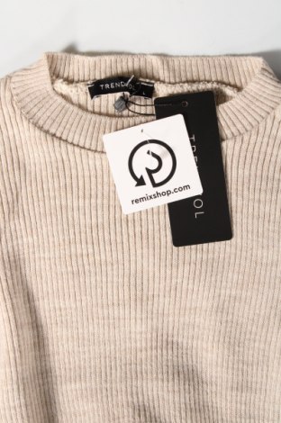 Дамски пуловер Trendyol, Размер L, Цвят Бежов, Цена 87,00 лв.
