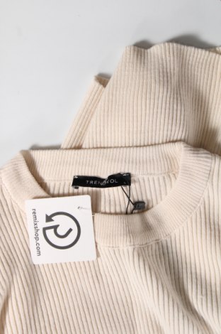 Дамски пуловер Trendyol, Размер L, Цвят Екрю, Цена 6,96 лв.
