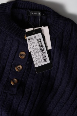 Дамски пуловер Trendyol, Размер M, Цвят Син, Цена 6,96 лв.