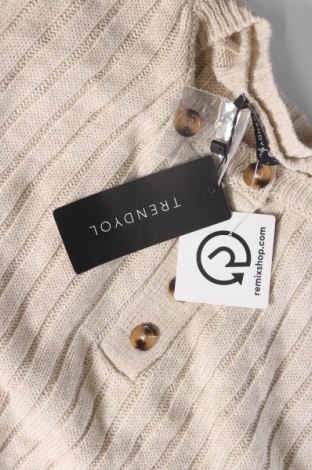 Дамски пуловер Trendyol, Размер L, Цвят Бежов, Цена 9,57 лв.