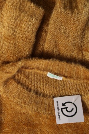 Damski sweter Undercolors Of Benetton, Rozmiar S, Kolor Żółty, Cena 27,83 zł