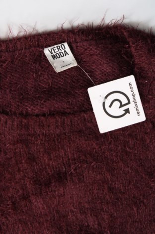 Дамски пуловер Vero Moda, Размер L, Цвят Червен, Цена 4,60 лв.