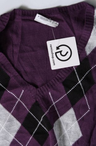 Дамски пуловер Yessica, Размер M, Цвят Лилав, Цена 4,35 лв.