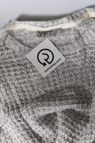 Дамски пуловер Your Fashon Trend, Размер S, Цвят Сив, Цена 8,70 лв.