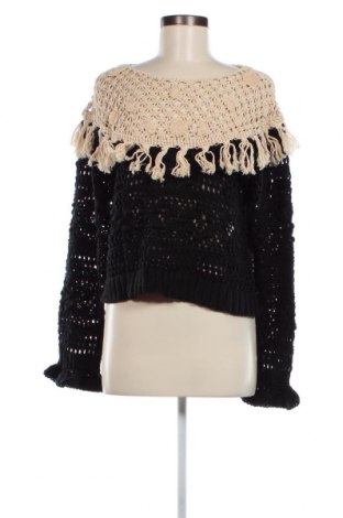 Дамски пуловер Zara, Размер L, Цвят Черен, Цена 7,80 лв.