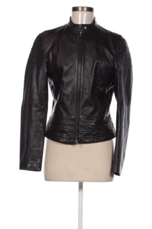 Γυναικείο δερμάτινο μπουφάν Hugo Boss, Μέγεθος M, Χρώμα Μαύρο, Τιμή 265,98 €