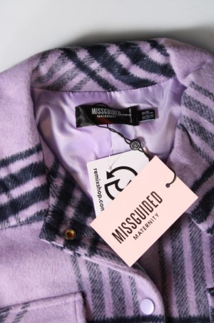 Damski płaszcz Missguided, Rozmiar M, Kolor Fioletowy, Cena 274,54 zł