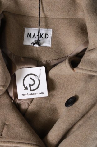 Дамско палто NA-KD, Размер S, Цвят Бежов, Цена 209,00 лв.
