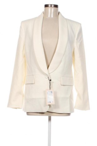 Damen Blazer Mango, Größe M, Farbe Ecru, Preis 29,78 €
