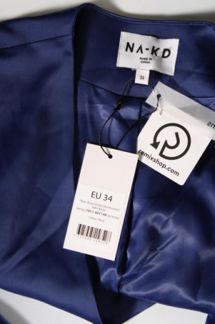 Дамско сако NA-KD, Размер XS, Цвят Син, Цена 21,93 лв.