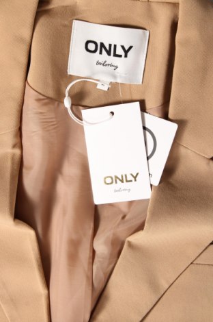 Γυναικείο σακάκι ONLY, Μέγεθος L, Χρώμα  Μπέζ, Τιμή 13,10 €
