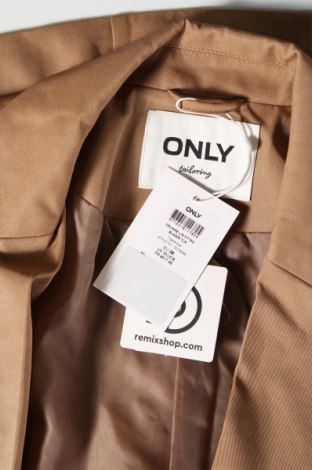 Дамско сако ONLY, Размер M, Цвят Кафяв, Цена 25,42 лв.
