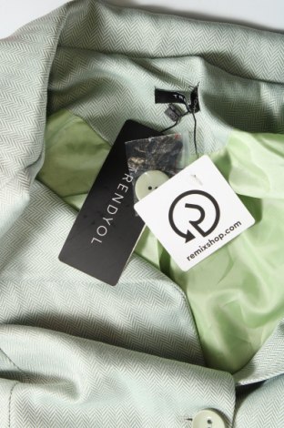 Дамско сако Trendyol, Размер L, Цвят Зелен, Цена 98,00 лв.
