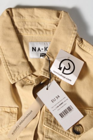 Γυναικείο μπουφάν NA-KD, Μέγεθος XS, Χρώμα Κίτρινο, Τιμή 9,46 €