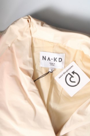Γυναικείο μπουφάν NA-KD, Μέγεθος S, Χρώμα Εκρού, Τιμή 11,29 €