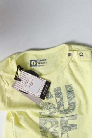 Tricou pentru copii Tumble'n Dry, Mărime 2-3m/ 56-62 cm, Culoare Galben, Preț 36,95 Lei