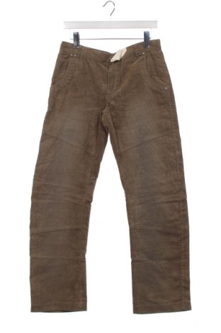 Pantaloni de catifea reiată, pentru copii Nukutavake, Mărime 15-18y/ 170-176 cm, Culoare Verde, Preț 13,32 Lei