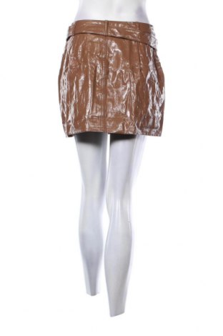 Δερμάτινη φούστα Bershka, Μέγεθος M, Χρώμα Καφέ, Τιμή 1,61 €
