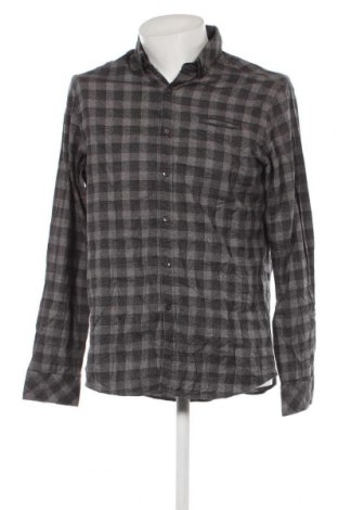 Ανδρικό πουκάμισο Olly Gan, Μέγεθος S, Χρώμα Γκρί, Τιμή 1,61 €