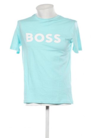 Мъжка тениска BOSS, Размер S, Цвят Син, Цена 46,20 лв.