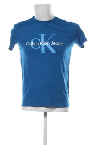 Tricou de bărbați Calvin Klein Jeans, Mărime M, Culoare Albastru, Preț 223,68 Lei