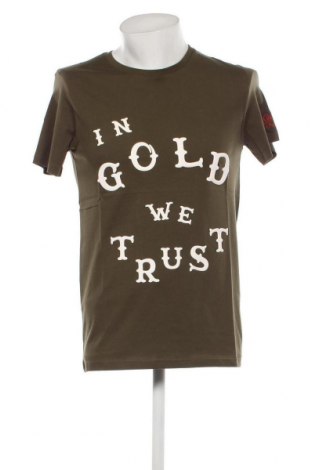 Pánske tričko  In Gold We Trust, Veľkosť S, Farba Zelená, Cena  26,80 €