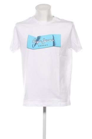 Herren T-Shirt Pepe Jeans, Größe L, Farbe Weiß, Preis € 26,80