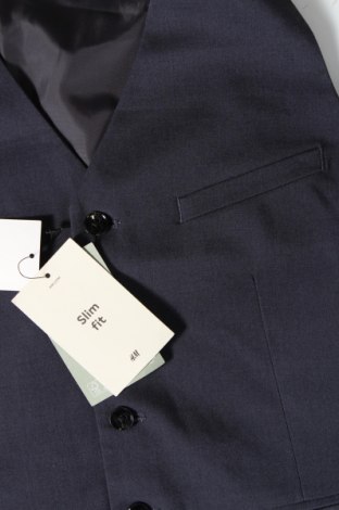 Ανδρικό γιλέκο H&M, Μέγεθος M, Χρώμα Μπλέ, Τιμή 9,46 €