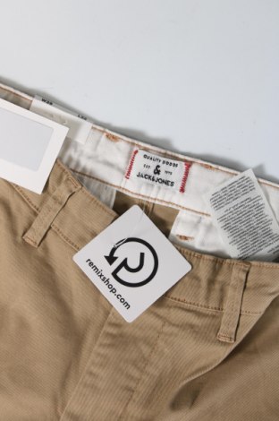 Ανδρικό παντελόνι Jack & Jones, Μέγεθος S, Χρώμα  Μπέζ, Τιμή 8,88 €