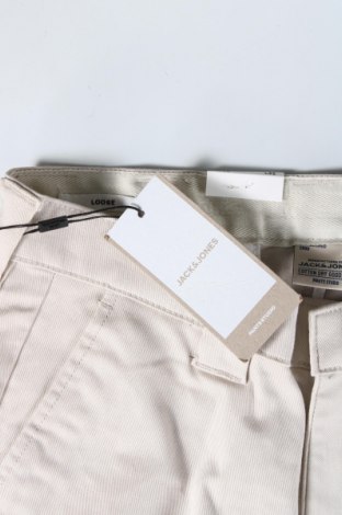 Ανδρικό παντελόνι Jack & Jones, Μέγεθος M, Χρώμα  Μπέζ, Τιμή 6,76 €