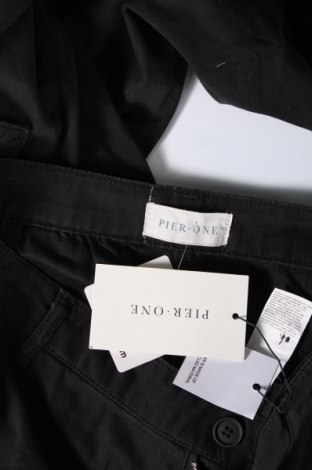 Мъжки панталон Pier One, Размер L, Цвят Черен, Цена 20,24 лв.