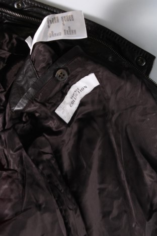 Мъжко кожено яке Versace Collection, Размер M, Цвят Кафяв, Цена 565,00 лв.