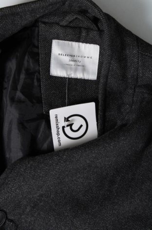 Ανδρικά παλτό Selected Homme, Μέγεθος L, Χρώμα Γκρί, Τιμή 19,05 €