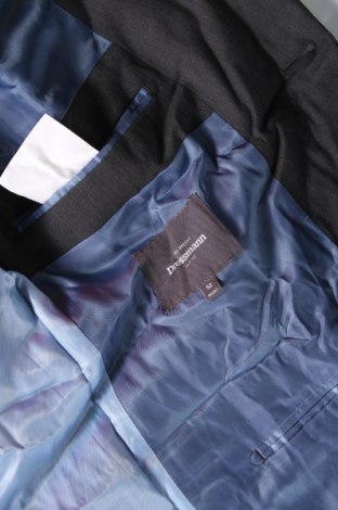 Ανδρικό σακάκι Dressmann, Μέγεθος L, Χρώμα Γκρί, Τιμή 3,19 €