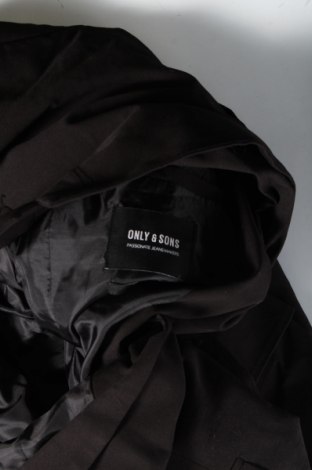 Ανδρικό σακάκι Only & Sons, Μέγεθος S, Χρώμα Μαύρο, Τιμή 20,57 €