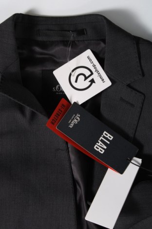 Мъжко сако S.Oliver Black Label, Размер S, Цвят Сив, Цена 36,15 лв.