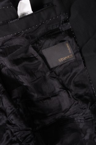 Ανδρικό σακάκι Stones, Μέγεθος XL, Χρώμα Μαύρο, Τιμή 2,93 €