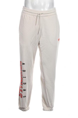 Herren Sporthose Adidas Originals, Größe M, Farbe Ecru, Preis 44,85 €