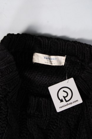 Рокля Zara Knitwear, Размер M, Цвят Черен, Цена 5,76 лв.