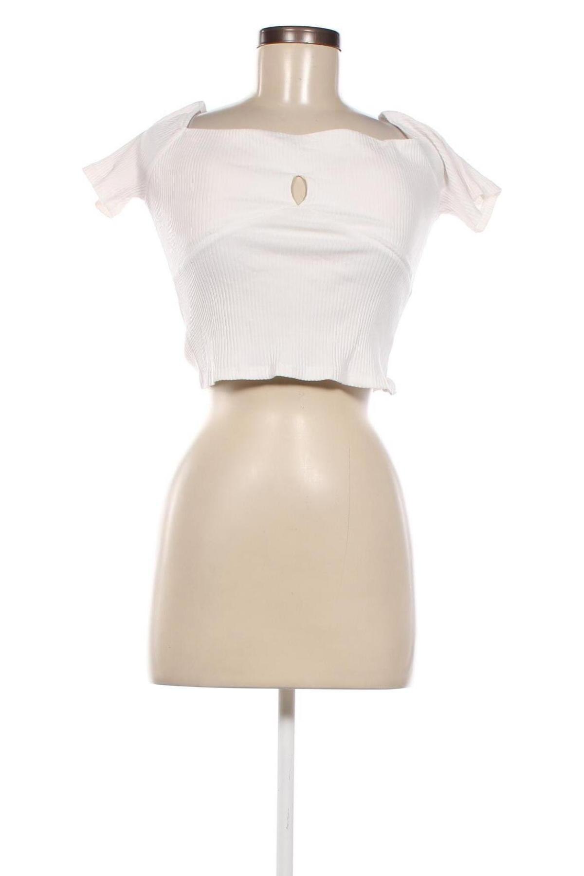 Γυναικεία μπλούζα Aiki Keylook, Μέγεθος M, Χρώμα Λευκό, Τιμή 5,43 €